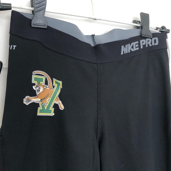 Vermont Catamounts Nike Pro Dri-Fit Cropped Leggings - Picture 3 of 3